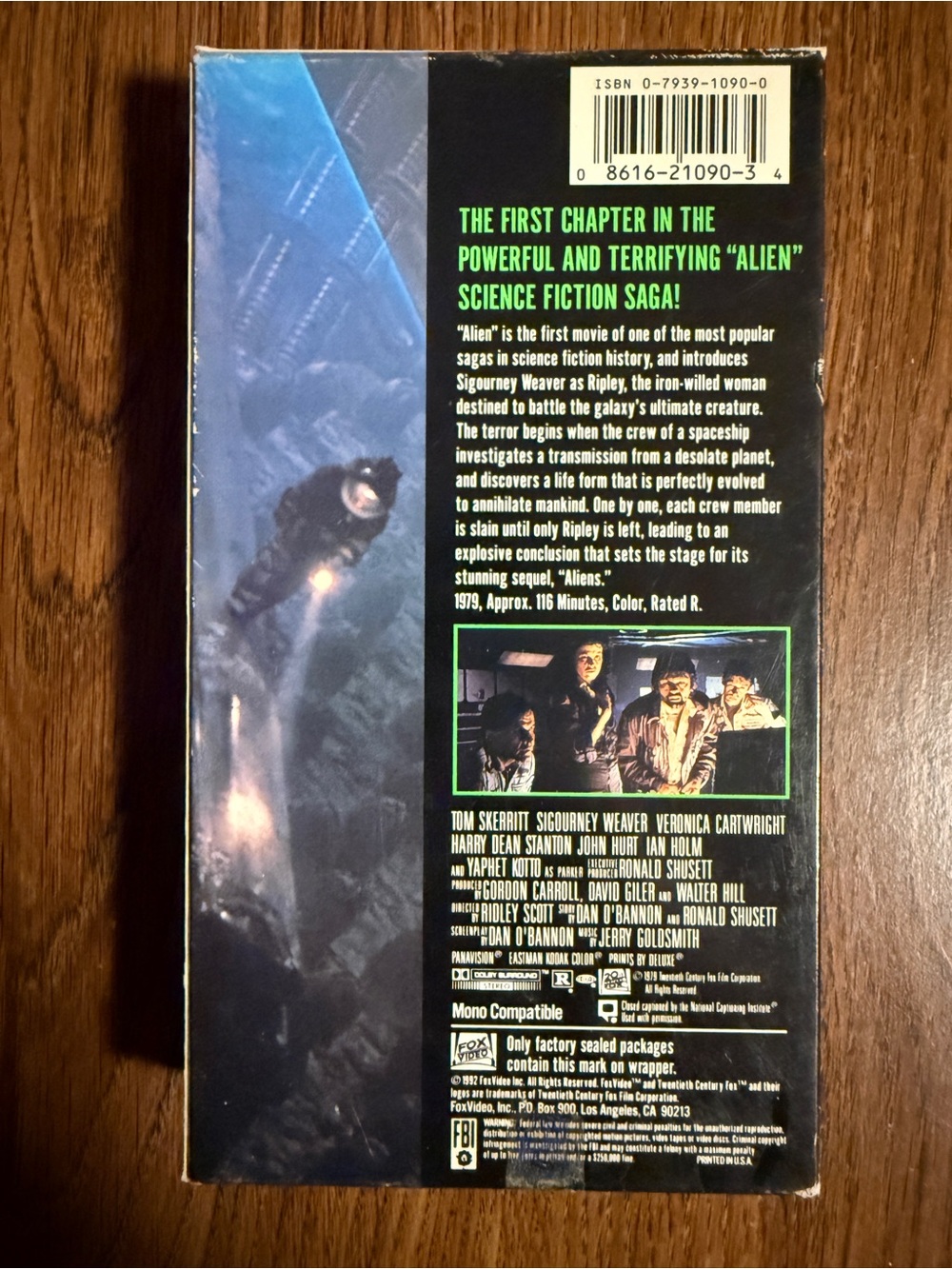 Alien VHS (1992) - Picture 2 of 3